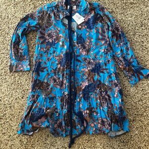 XiRENA Cerulean Floral dress size xs NWT